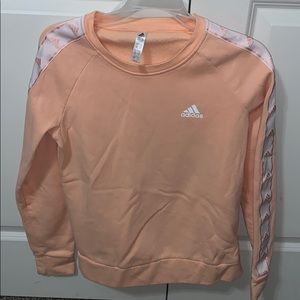 peach adidas sweatshirt
